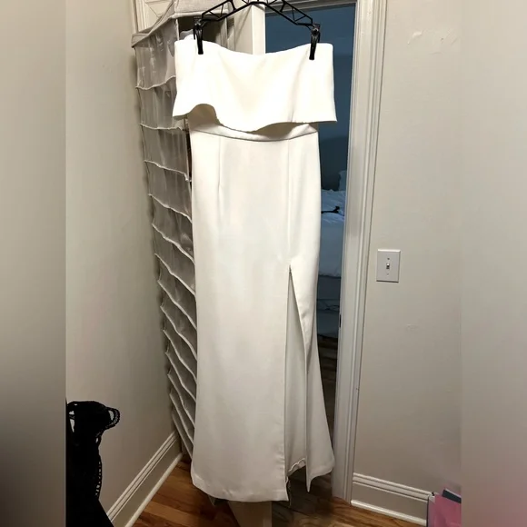 maxi dress layered Long Ruffled Maxi Party Dress with Strappy Back Periwinkle / Large